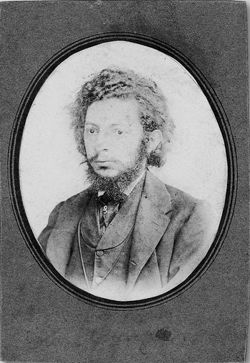 Jugendbildnis des Begründers des Stadtmuseums Bautzen Oskar Roesger. Um 1870.