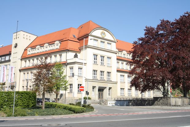 Das Museumsgebäude. Außenansicht.